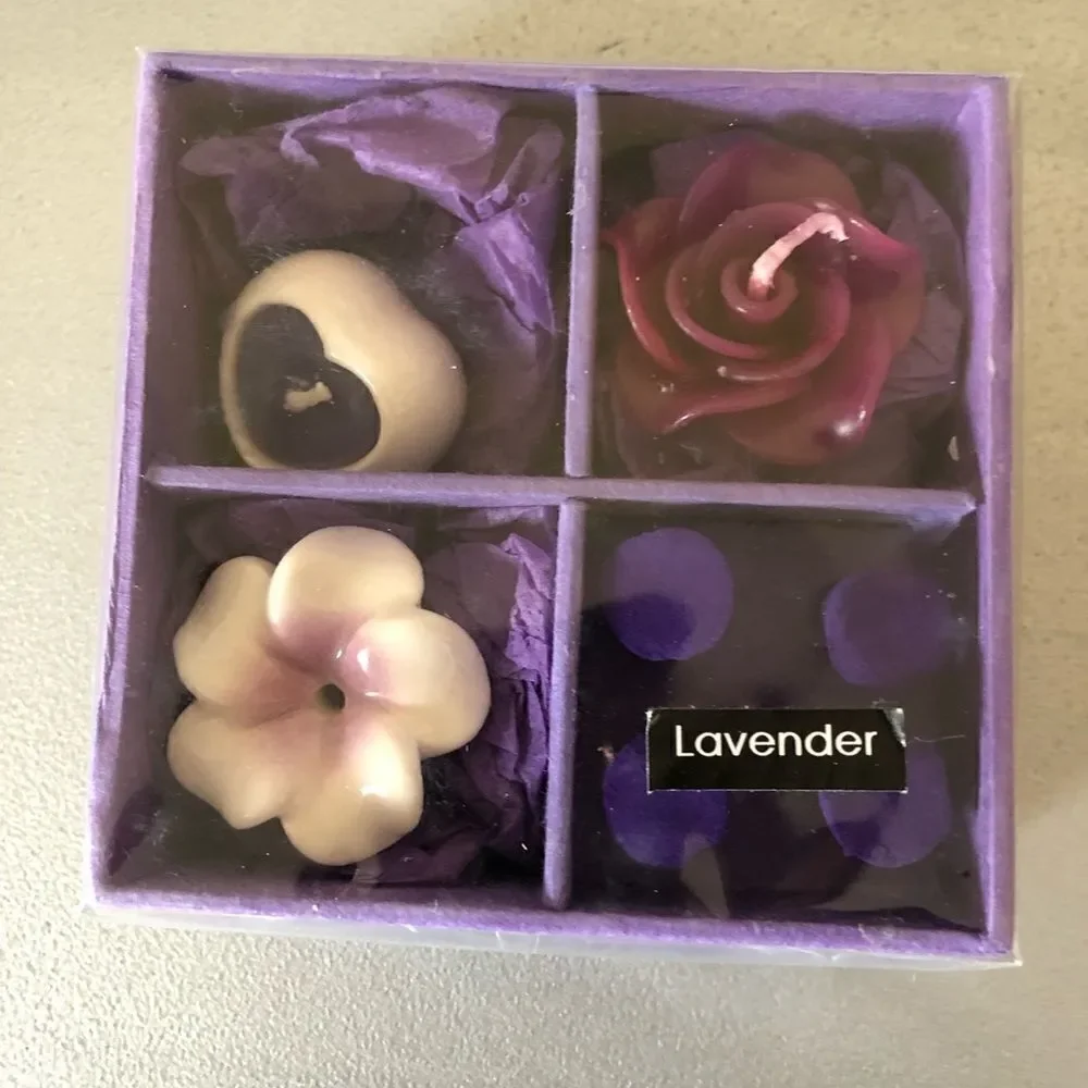 ‎NIB: Lavender Candle and Incense Gift Set
